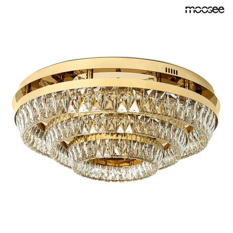 MOOSEE lampa sufitowa / plafon SAVOY 3 złota MOOSEE lampa sufitowa / plafon SAVOY 3 złota