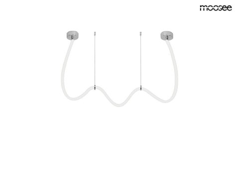 MOOSEE lampa wisząca LASSO 400 Smart srebrna MOOSEE lampa wisząca LASSO 400 Smart srebrna