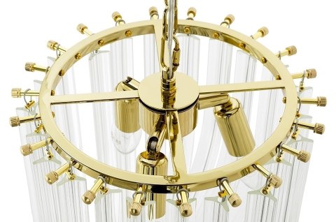MOOSEE lampa wisząca MURANO L złota