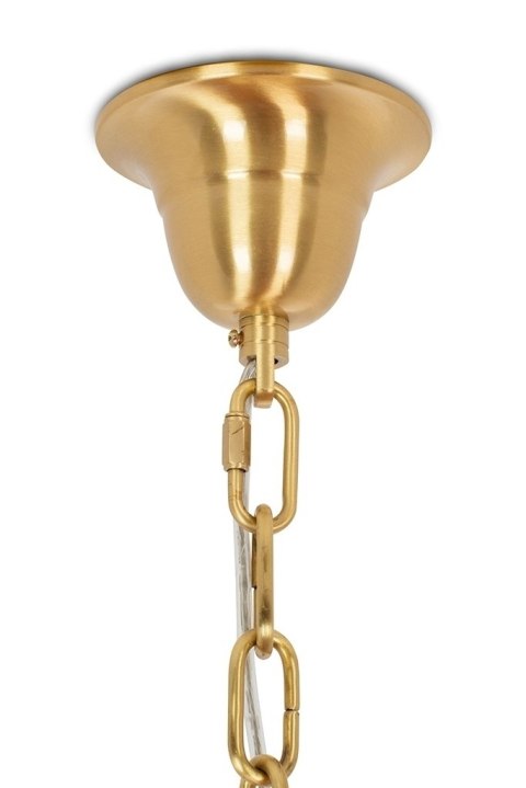 MOOSEE lampa wisząca TIFFANY 135 biała mosiądz / naturalne pióra