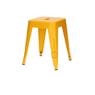 Stołek Paris żółty RAL 1003 inspirowany Tolix Outlet
