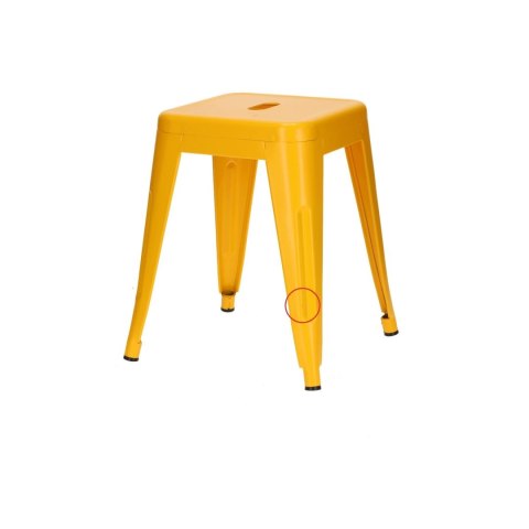 Stołek Paris żółty RAL 1003 inspirowany Tolix Outlet Stołek Paris żółty RAL 1003 inspirowany Tolix Outlet