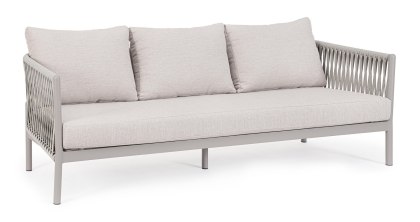 BIZZOTTO sofa 3-osobowa ogrodowa FLORENCIA MOON beżowa