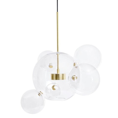 MOOSEE lampa wisząca CAPRI 6 złota - 60 LED, alumiumium, szkło