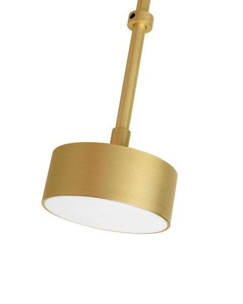 MOOSEE lampa wisząca CAPRI DISC 3 złota - 180 LED, aluminium, szkło