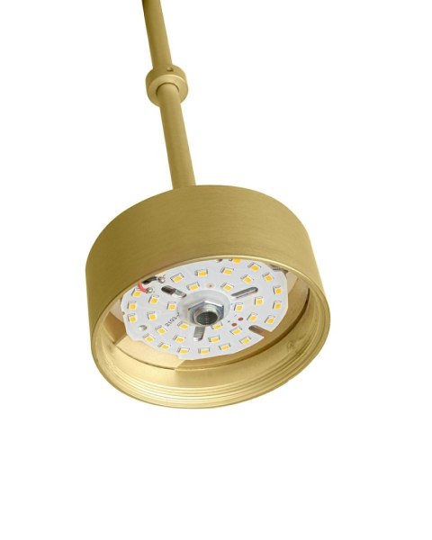 MOOSEE lampa wisząca CAPRI DISC 3 złota - 180 LED, aluminium, szkło