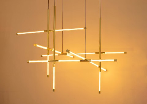 MOOSEE lampa wisząca MIKADO M złota