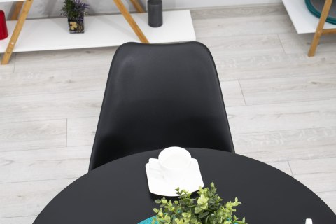 Stół TODI Okrągły 80cm - czarny Stół TODI Okrągły 80cm - czarny