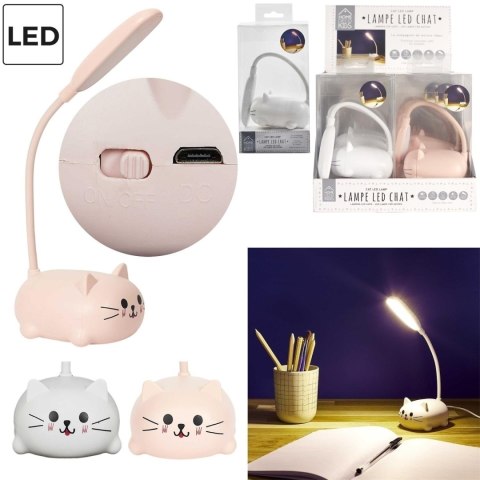 Lampka LED Kitty różowa Lampka LED Kitty różowa