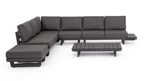 BIZZOTTO sofa ogrodowa INFINITY szara