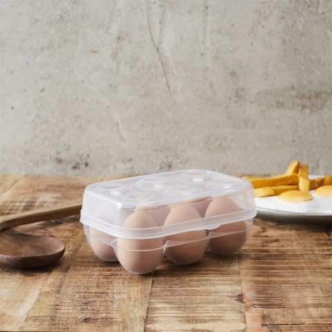 Pojemnik na jajka plastikowy transparentny Pojemnik na jajka plastikowy transparentny