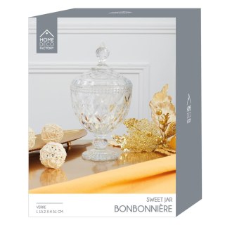Szklana bomboniera Diamond 31cm