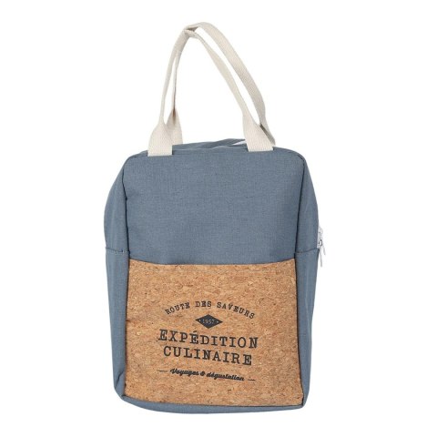 Torba na lunch Refreshing Cork 5l niebieska Torba na lunch Refreshing Cork 5l niebieska