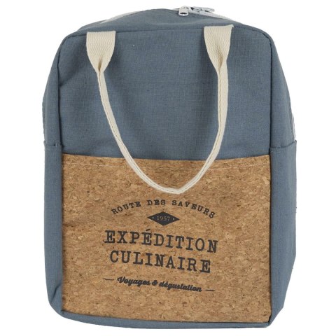 Torba na lunch Refreshing Cork 5l niebieska Torba na lunch Refreshing Cork 5l niebieska