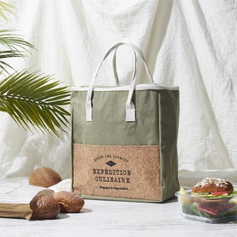 Torba na lunch Refreshing Cork 8l zielona Torba na lunch Refreshing Cork 8l zielona