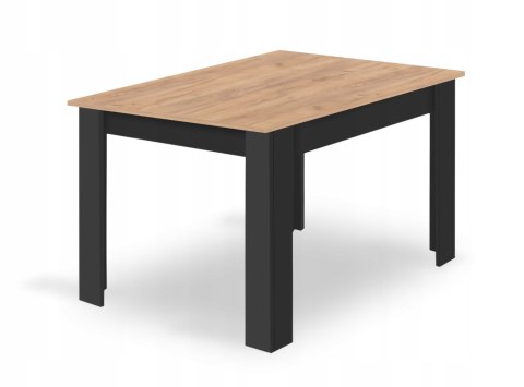 Zestaw stół prostokątny 120x80 craft + 4 krzesła MARK czarne Zestaw stół prostokątny 120x80 craft + 4 krzesła MARK czarne