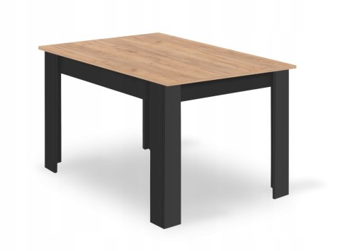 Zestaw stół prostokątny 120x80 craft + 4 krzesła MARK czarne Zestaw stół prostokątny 120x80 craft + 4 krzesła MARK czarne