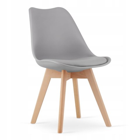 Zestaw stół prostokątny 120x80 dąb sonoma + 4 krzesła MARK szare Zestaw stół prostokątny 120x80 dąb sonoma + 4 krzesła MARK szare