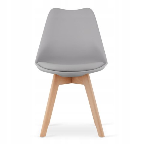 Zestaw stół prostokątny 120x80 dąb sonoma + 4 krzesła MARK szare Zestaw stół prostokątny 120x80 dąb sonoma + 4 krzesła MARK szare