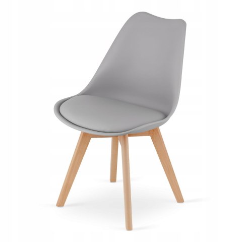Zestaw stół prostokątny 120x80 dąb sonoma + 4 krzesła MARK szare Zestaw stół prostokątny 120x80 dąb sonoma + 4 krzesła MARK szare