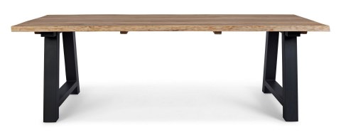 BIZZOTTO stół ogrodowy ROLLAND 240 naturalny / antracyt