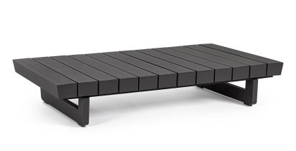 BIZZOTTO stolik ogrodowy INFINITY 126 ciemny szary