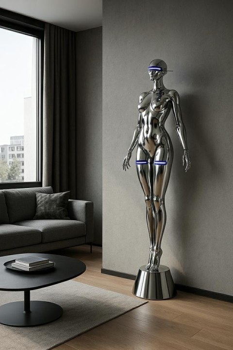 MOOSEE lampa podłogowa / rzeźba CYBER WOMAN STAND
