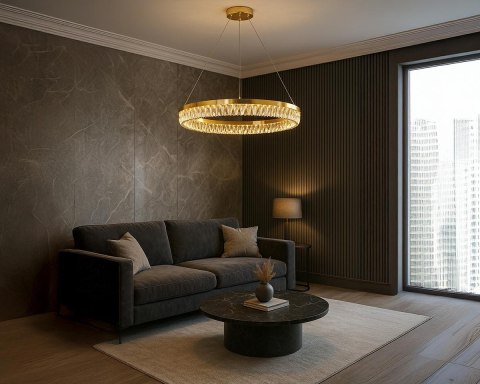 MOOSEE lampa wisząca SAVOY 100 złota