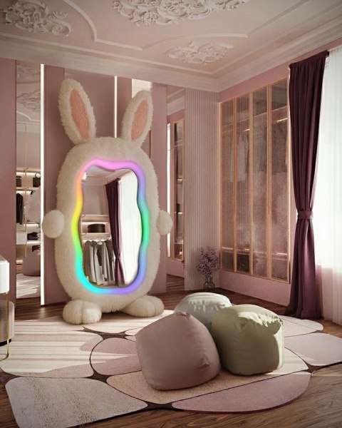 Lustro stojące BUNNY z oświetleniem LED 240x150 cm Lustro stojące BUNNY z oświetleniem LED 240x150 cm