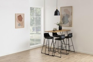 Stołek barowy Tina Black PU Outlet