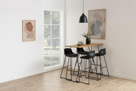 Stołek barowy Tina Black PU Outlet