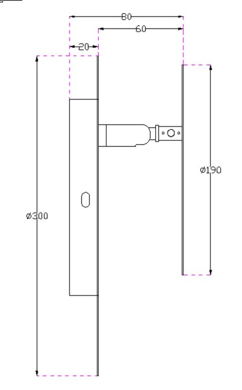 Lampa ścienna PILLS biała 30cm