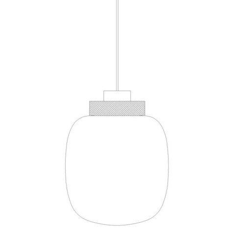 Lampa wisząca BOOM LED szaro złota 25 cm