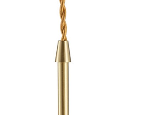 Lampa wisząca JUPITER złota 30 cm