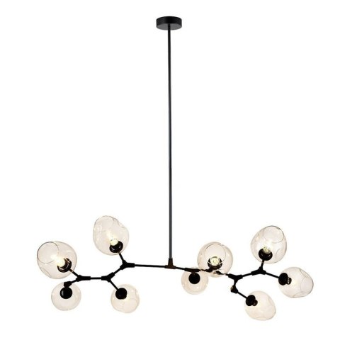 Lampa wisząca MODERN ORCHID-9 transparentno czarna 150 cm Lampa wisząca MODERN ORCHID-9 transparentno czarna 150 cm