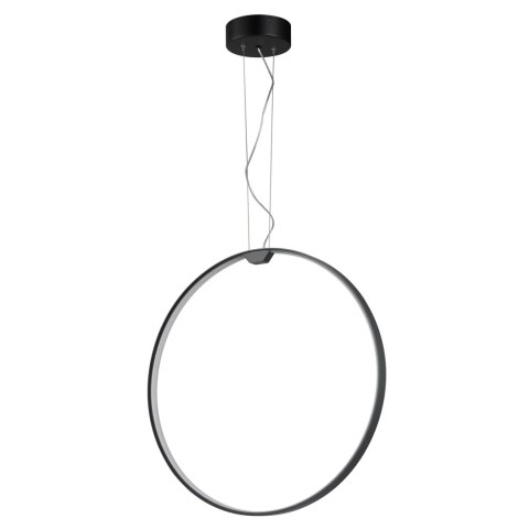 Lampa wisząca ACIRCULO led czarna 60 cm Lampa wisząca ACIRCULO led czarna 60 cm