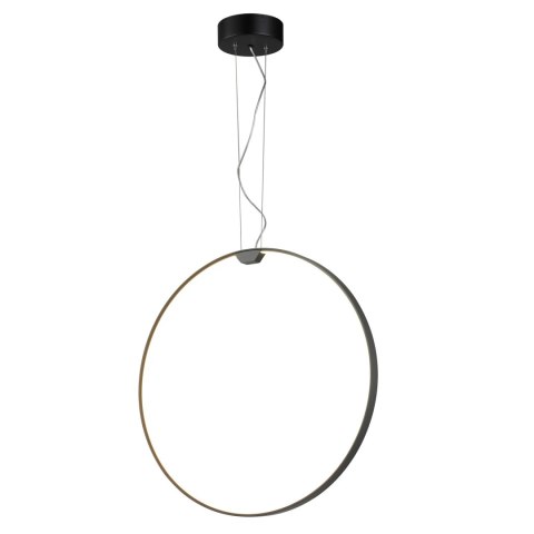 Lampa wisząca ACIRCULO led czarna 60 cm Lampa wisząca ACIRCULO led czarna 60 cm