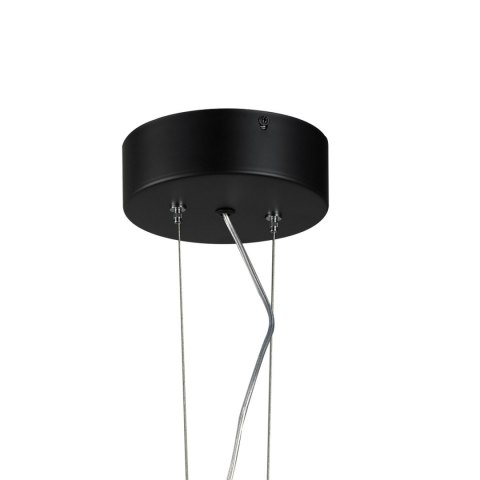 Lampa wisząca ACIRCULO led czarna 60 cm Lampa wisząca ACIRCULO led czarna 60 cm