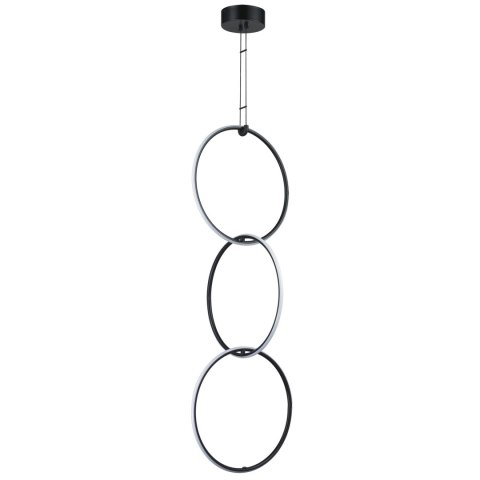 Lampa wisząca COCO 3 LED czarna 40 cm Lampa wisząca COCO 3 LED czarna 40 cm