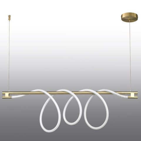 Lampa wisząca FANTASIA LONG LED złota 120 cm Lampa wisząca FANTASIA LONG LED złota 120 cm