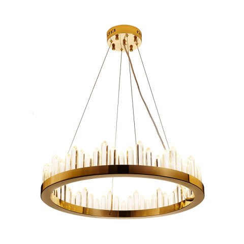 Lampa wisząca LUSSO LED złota 60 cm