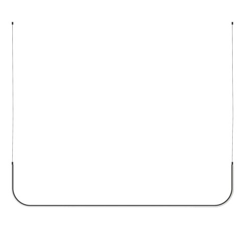 Lampa wisząca MINIMA-1 LED czarna 120 cm