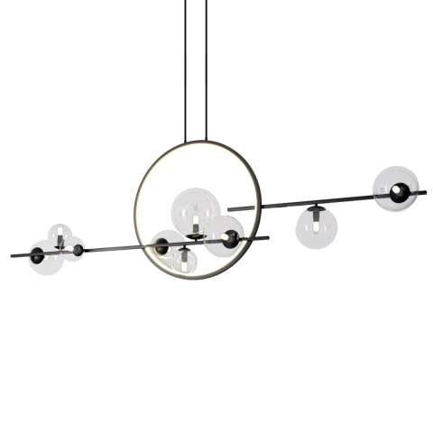 Lampa wisząca ORION DOUBLE czarna 145 cm Lampa wisząca ORION DOUBLE czarna 145 cm