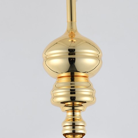 Lampa wisząca QUEEN-1 złoto czarna 18 cm Lampa wisząca QUEEN-1 złoto czarna 18 cm