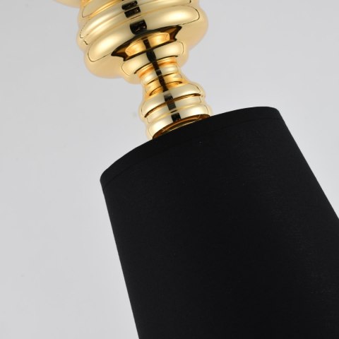 Lampa wisząca QUEEN-1 złoto czarna 18 cm Lampa wisząca QUEEN-1 złoto czarna 18 cm