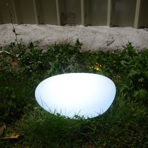 Lampa ogrodowa kamień PEBBLE M LED RGBW 16 kolorów 32 cm Lampa ogrodowa kamień PEBBLE M LED RGBW 16 kolorów 32 cm
