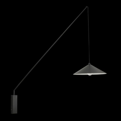 Lampa ścienna SWING czarna 140 cm