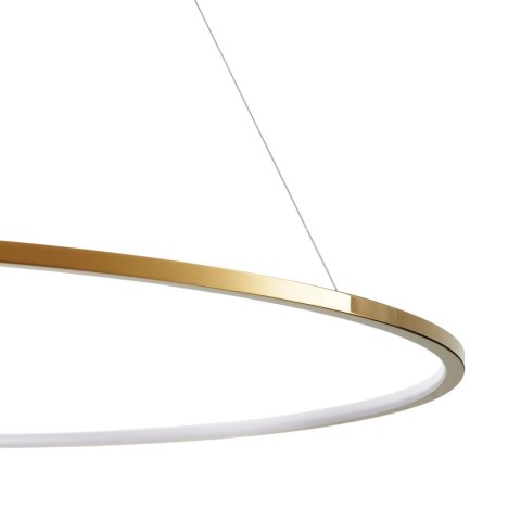 Lampa wisząca CIRCLE SLIM 120 LED złoty 120 cm Lampa wisząca CIRCLE SLIM 120 LED złoty 120 cm