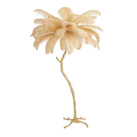 Lampa podłogowa EMU pióra beżowe 150 cm Lampa podłogowa EMU pióra beżowe 150 cm