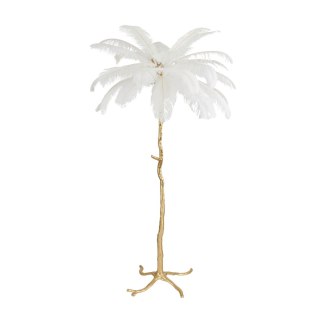 Lampa podłogowa EMU pióra białe 170 cm